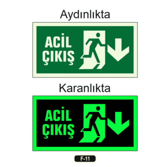 Acil Çıkış Levhası